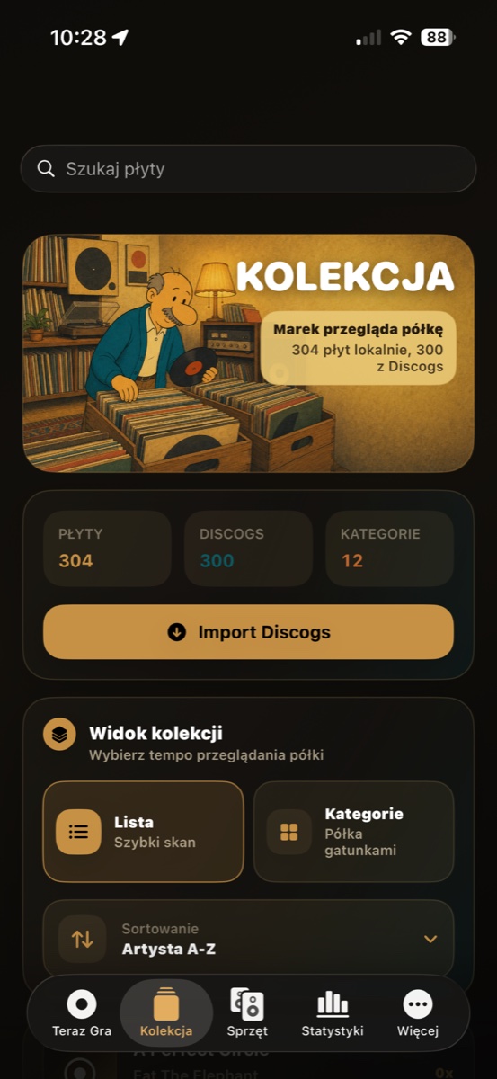 Ekran aktywnego odsłuchu